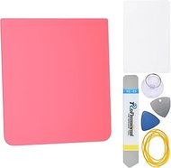 Coral Red Back Cover Replacement for Samsung Galaxy Z Flip7 SM-F766B with pre-Cut Adhesive and Toolk