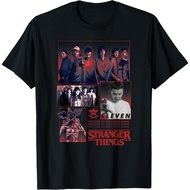 Stranger Things Eleven & Group T-Shirt hero Panels T-Shirt