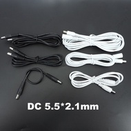 10pcs/lot 22awg 3A DC Male To male female Power supply Adapter cable Plug 5.5x2.1mm Connector wire 1