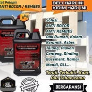 Promo cat epoxy anti bocor dak cor, plesteran lantai aspal emulsion 2Kg / hitam/ waterproof/ epoxy l