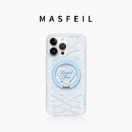 MASFEIL | เคสตั้งโทรศัพท์มือถือแบบแม่เหล็กสำหรับ iPhone 16Pro 15pm 14por