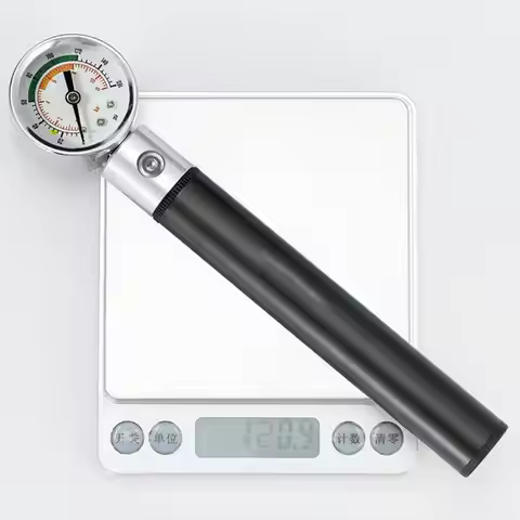 Bicycles Pump Tire Pressure Gauge Aluminum Alloy Bicycles Tire Pump Bikes Pump High Pressure Inflato