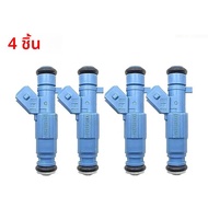 0280156144 ใหม่ 4PCS 4 หลุมหัวฉีดน้ํามันเชื้อเพลิงใช้งานร่วมกับ VW Gol Gol G3 1.0 8V 2001-2005 03090