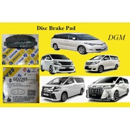 GLORY Toyota Estima ACR50 GSR50 / Vellfire / Alphard ANH20 GHH20 2.4 3.5 2007-2016Y Front Disc Brake