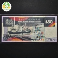 Uang Kuno Singapore 50 Dollar th 1987