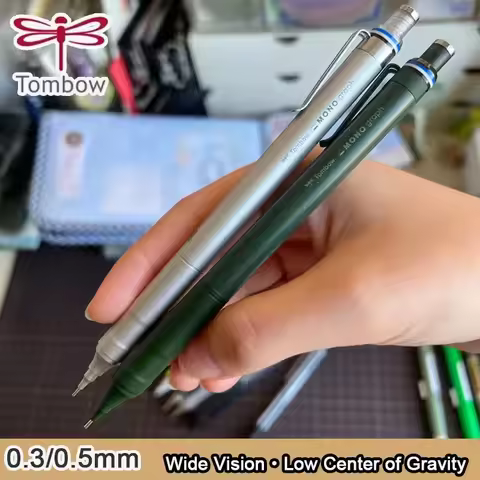 Japan Tombow Monograph Fine Mechanical Pencils 0.3/0.5mm Metal Grip Low Center of Gravity Drafting/S