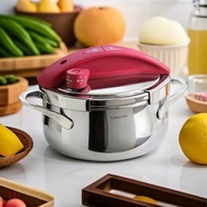 หม้อความดัน Lingfeng ขนาด 3 ลิตร หม้อความดันขนาดเล็ก Linglong สำหรับใช้ในบ้าน ทำจากสแตนเลส 304 หม้อข