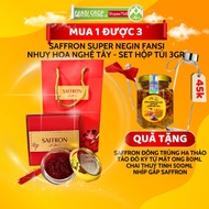 Saffron Premium genuine FANSI Iran Saffron Pistil - Set of 3gr box