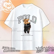 24h shipping N9THNOVA Polo Bear High-quality T-shirt, Unisex, Street Style