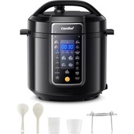 COMFEE’9-in-1 Electric Pressure Cooker 13 Presets Instant Multi Cooker Slow Non-Stick Pot 6 Quart Bl