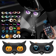 TIMEKEY Motorcycle Decorative Demon Eye Dynamic Expression Light Rechargeable APP-Controlled Bicycle
