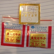 Monolithic Sapphire Watch Glass Size 27.5mm - 34mm