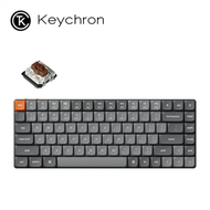 keychron K3 Max 75% 矮軸 三模機械鍵盤 RGB Mac/Win 熱插拔 茶軸 注音版本