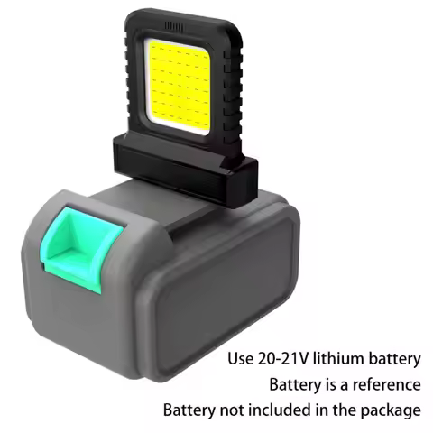Power LED Work Light Suitable For Most Lithium Batteries Such As (For Makita)(For Dewalt)(For Milwau
