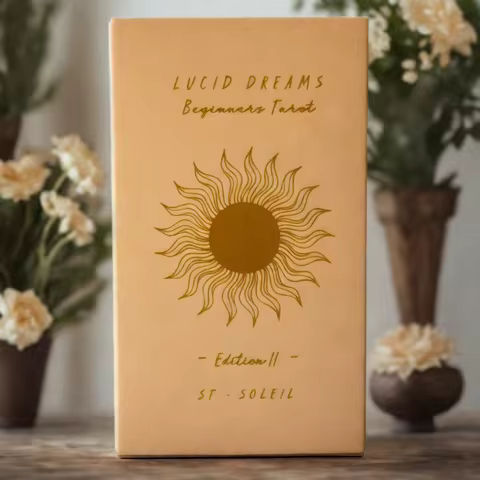 Lucid Dreams Beginner Tarot Deck Edition II by St Soleil Minimalist Design for Beginners Spiritual G