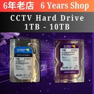 3.5" CCTV HDD 1TB/2TB/3TB/4TB/5TB/6TB/8TB/10TB Hard drive surveillance DVRs NVRs CCTV Hard Disk