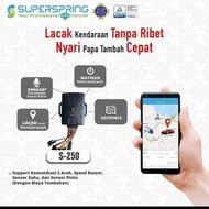 GPS Tracker Pelacak Mobil SuperSpring S - 250 FREE Paket Data 6Bln