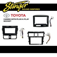 Stinger Android Car Player Casing With Plug & Play Socket for Toyota