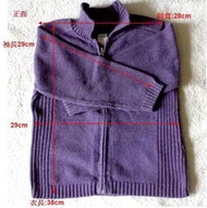 二手良品 正品 ZARA Baby 紫色 長 針織毛線衫 外套 童裝 針織衫 burberry h&amp;m