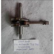 TL33 CRANKSHAFT  FOR MITSUBISHI TB33 TU33  CG330 BG330 33cc BRUSHCUTTERS CRANK  MAIN SHAT PARTS FREE