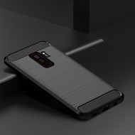 Samsung Galaxy S9 Plus Case Samsung S9Plus คาร์บอนไฟเบอร์ TPU ซิลิโคนอ่อนนุ่มฝาหลังเกราะเคสโทรศัพท์