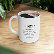 MBTI Definition Cup INTJ Personality Test Cup Gift Constellation English Ceramic Ceramic Mug Cup Gif