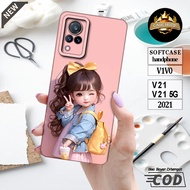 HP Softcase VIVO V21hp Latest VIVO V21 Casing 2021 Softcase Accessories Silicone Casing Case Cheaphp