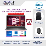 Dell Latitude L3450 i5358G-512GB 14" FHD Laptop Black ( i5-1335U, 8GB, 512GB SSD, Intel, W11P )