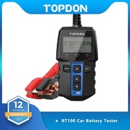 G74T TOPDON BT100 12V Car Battery Tester Digital Automotive Diagnostic Battery Tester Analyzer Vehic