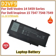 100% New Laptop Battery D2VF9 11.1V 3700mAh For Dell Vostro 14 5459 and Inspiron 15 7547 7548 7549 S