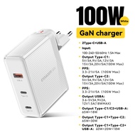 (UK/US/EU)Essager 100W GaN USB Type C Charger Laptop 65W PD Fast Charge For Macbook Tablet Quick Cha