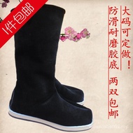Black Boots Ancient Costume Boots Hanfu Shoes Men Ancient Official Boots Style Opera Official Boots 