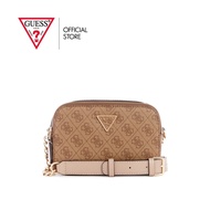 GUESS กระเป๋าสะพายข้างผู้หญิง รุ่น BG787913 NOELLE CAMERA CROSSBODY สีน้ำตาล