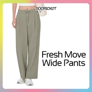 ANDAR Fresh Move Wide Pants | Short/Long | Lightweight & Stylish Wide Leg Trousers for Women