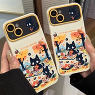 Colored cat model suitable for phone case 17pro/17pro/14, iPhone 15 Pro Max, 12/13/8, new version 7 