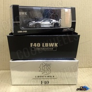 Inno64 Ferrari F40 LBWK Liberty Walk F40 Hobby Expo China 2024 HEC - Silver Chrome (Unsealed)