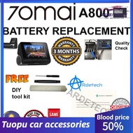 Automotive supplies ❁70mai Battery A800 A800S A810 (CERTIFIED) Replacement Repair 70 Mai✡