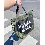 HUMAN made HELMET BAG Nylon Tote Bag with Heart Print Crossbody Bag