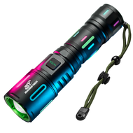 Senter Terang Zoom In Zoom Out Tahan Lama Waterproof Multifungsi Bahan Alumunium - AK155