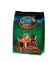 กาแฟ Arabus Speed Original / Espresso 3in1. อาราบัส แบบชง 18กรัมx30ซอง