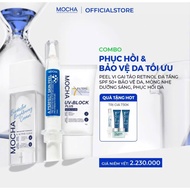 Mocha Skin Care Combo Improves Acne, Melasma, Whitens Skin Includes 1 Skin Peel + 1 Biovector Cream 