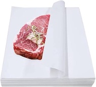 500 Pieces Sublimation White Butcher Paper No Wax Precut Butcher Paper 12 x 12 inch Square Meat Shee