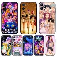 for OPPO Reno 8T 7 lite 7z 5G 6 4G 11F 12F 12FS 12 cool anime cartoon Demon Hunters TPU phone case s