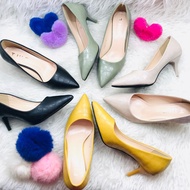 Plain TMT croco High heels 5 cm premium quality / imported heel women's shoes