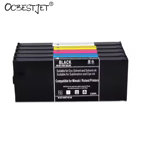 ECO UV Ink Cartridge Full With 220ML UV Ink For Roland LEF-300 LEF-20 LEF-12 LEJ-640 LEC-540 LEC-330
