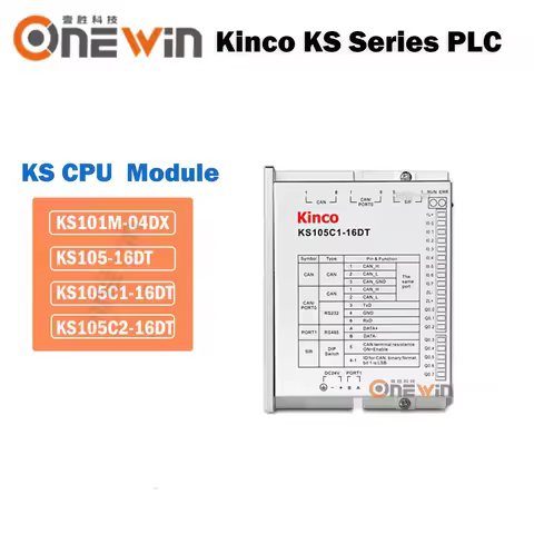 Kinco CPU module PLC KS101M-04DX KS105-16DT KS105C1-16DT KS105C2-16DT CPU Small Integrated PLC