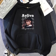 Ayliva Singer Hoodie Sweet Sweatshirt Fleece Pattern Printed Clothing Women/Male Aldult Sudaderas Co