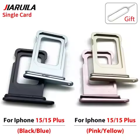 New Sim Card Socket Holder Slot Single Tray Adapter For iphone 15 Plus For iphone 15