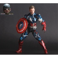 [ALLspark] Anime Figure Figure 33cm Captain America Feet Interchangeable Joints Movable Figure