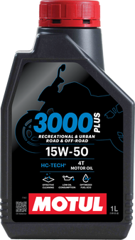 Motul 3000 Plus Oli Motor Mobil 1L SAE 10W40 15W50 20W50